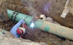 В Липецкой области произошел прорыв газопровода