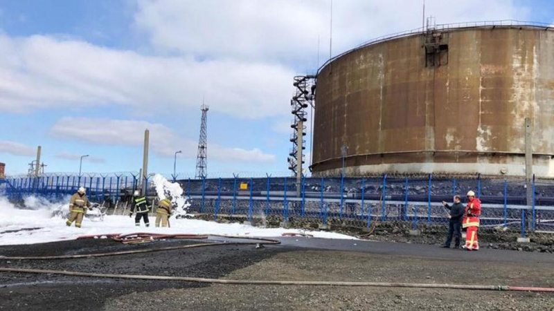На месте разлива топлива в Норильске собрано 100 т нефтепродуктов