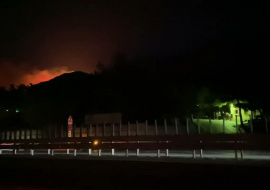 Лесной пожар в Геленджике полностью потушили