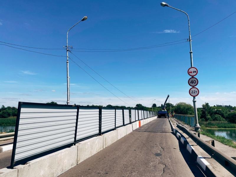 В Грязях возможна остановка движения по мосту через Матыру