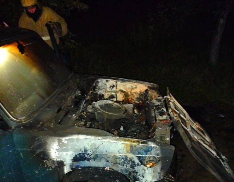 Четыре машины горели в Липецкой области