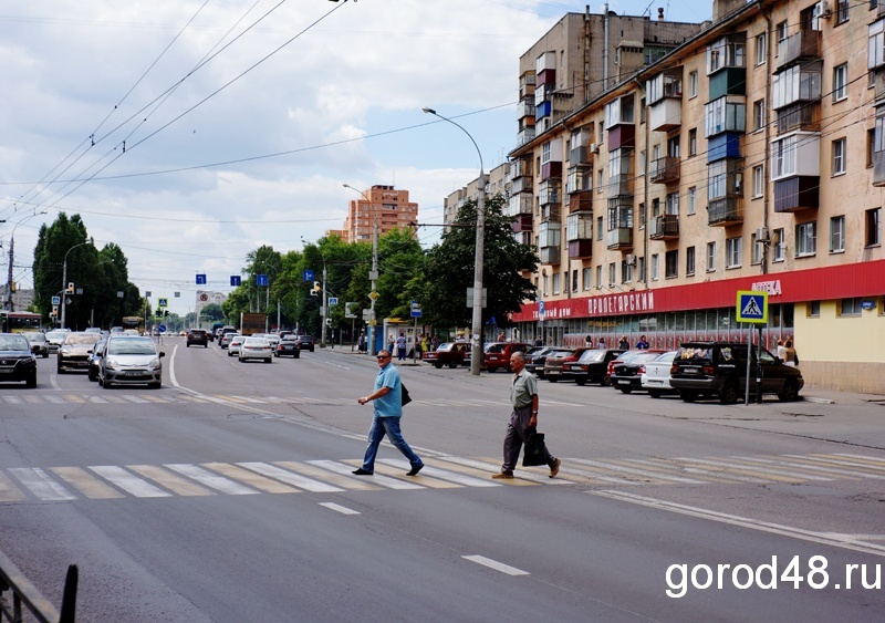 Город 48. Проспект Победы Липецк пешеходные переходы. Пешеходные переходы Липецк.