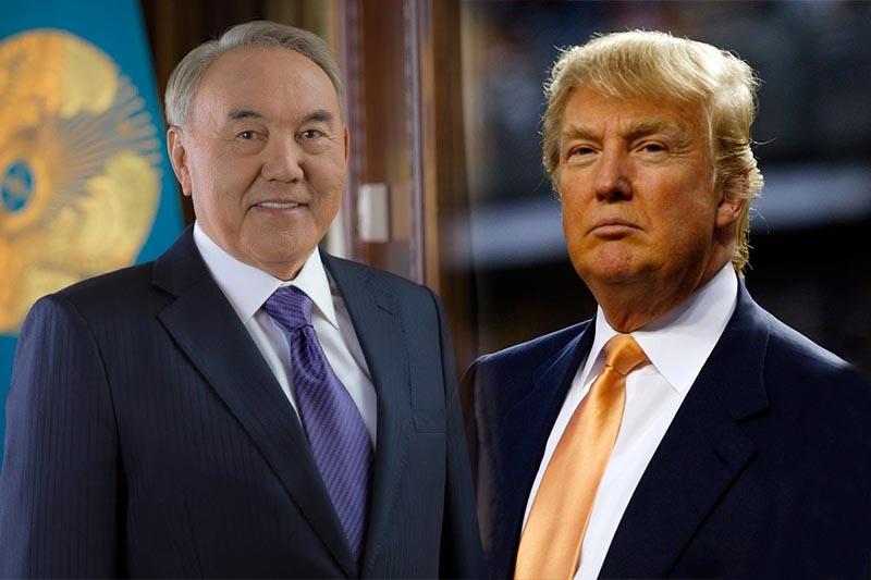Назарбаев пригласил Трампа в Казахстан Назарбаев пригласил Трампа в Казахстан