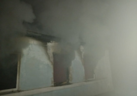 В Усманском районе при пожаре пострадали двое маленьких детей