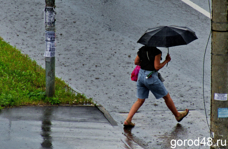 В Липецкой области днем дожди пойдут на спад