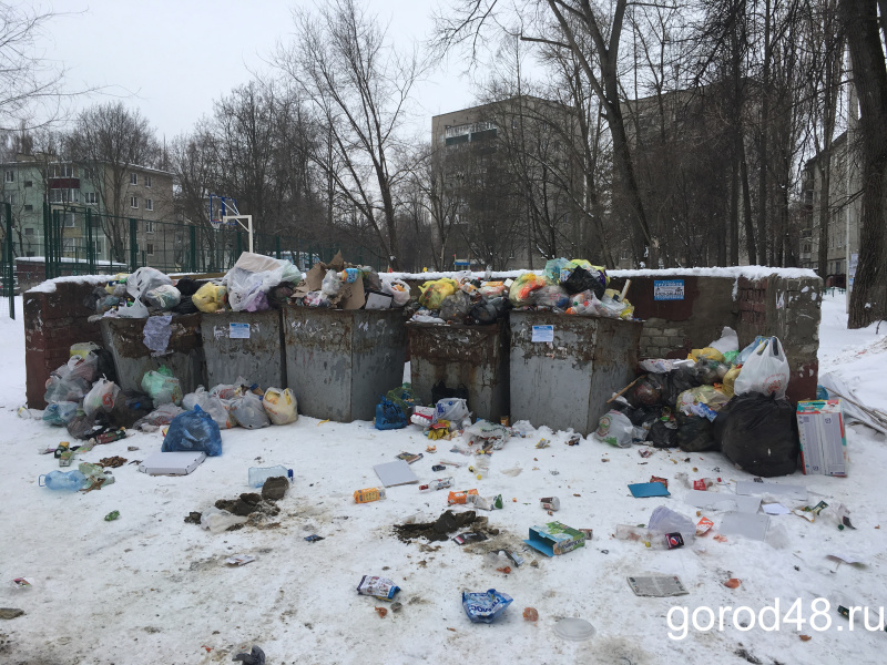 Администрации Тербунского района выписали штраф за мусорки