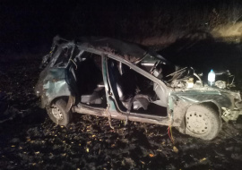 «ВАЗ» перевернулся на дороге Грязи — Добринка: пострадала 33-летняя женщина-водитель