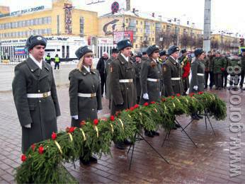 В честь Дня Защитника Отечества в Липецке состоялась торжественная церемония В честь Дня Защитника Отечества в Липецке состоялась торжественная церемония