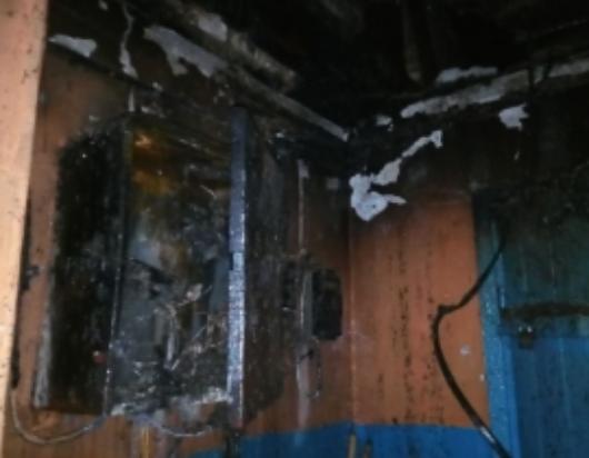 Накануне вечером пожарные тушили столовую Накануне вечером пожарные тушили столовую
