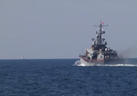 Черноморский флот провёл учения по изоляции района Черного моря