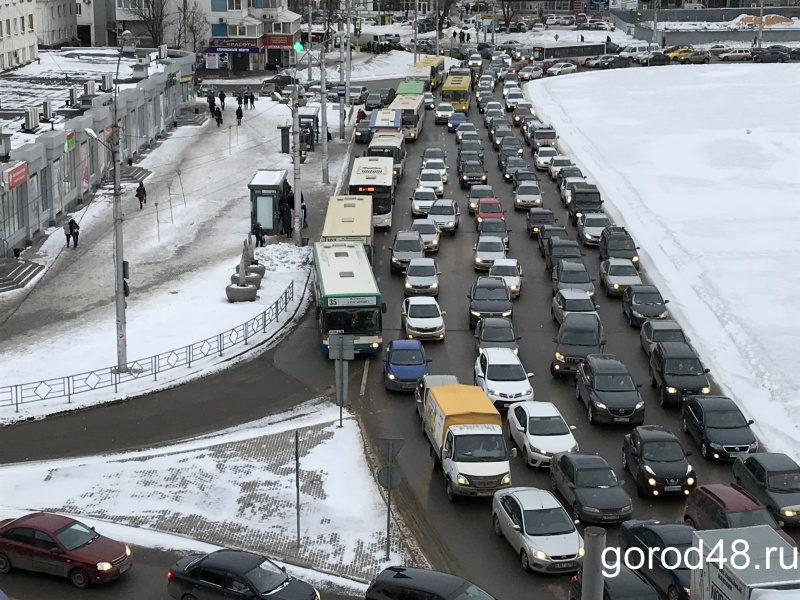 Пробки в липецке сейчас онлайн карта смотреть онлайн