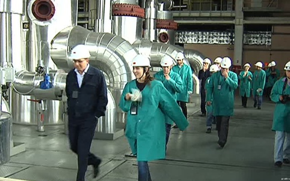Новолипецкий комбинат показал свои энергетические объекты Новолипецкий комбинат показал свои энергетические объекты