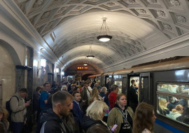 В столичном метро случился массовый технический сбой
