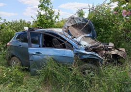 Автомобиль «Киа» слетел с дороги: травмы получила 25-летняя женщина