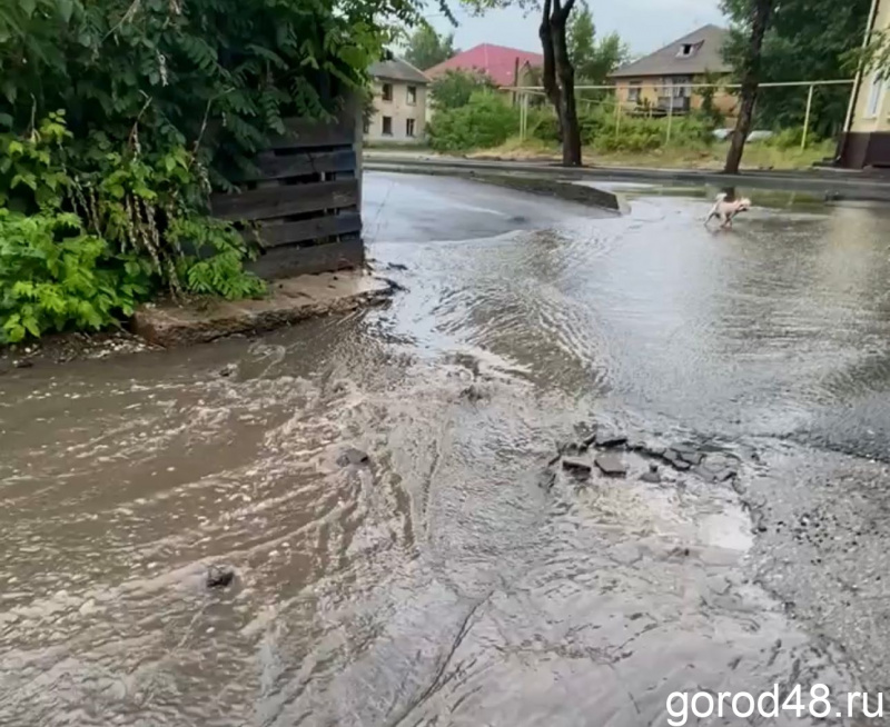 Дождь в липецке карта