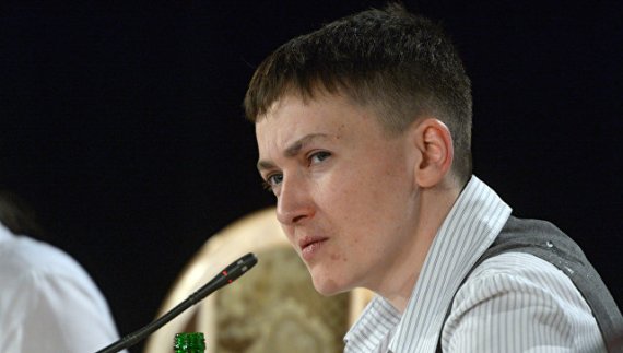 Савченко пожаловалась на Порошенко во время визита в США Савченко пожаловалась на Порошенко во время визита в США