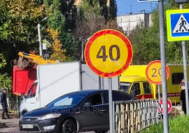 У гимназии №64 сбили школьника