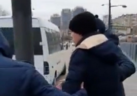 Сергея Гриднева доставили в полицию из-за отсутствия маски