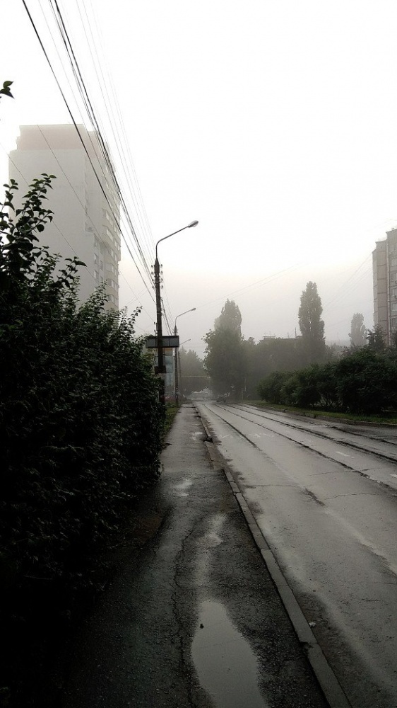 Липецк в тумане Липецк в тумане