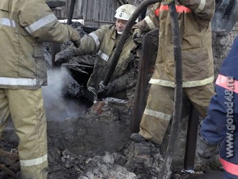 В пожаре погиб человек В пожаре погиб человек