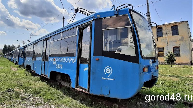 В Липецке обкатывают московские трамваи В Липецке обкатывают московские трамваи