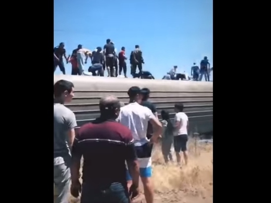 В Казахстане поезд сошел с рельсов В Казахстане поезд сошел с рельсов