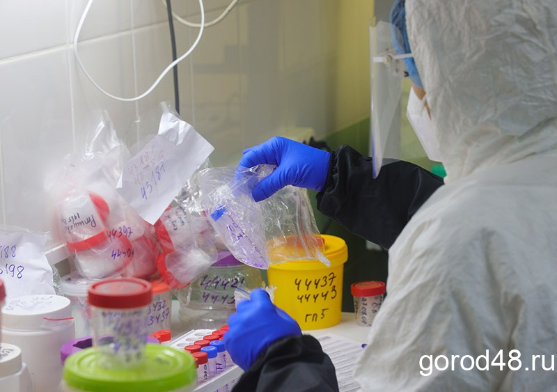 За сутки в Липецкой области коронавирусом заболели 45 человек, один умер