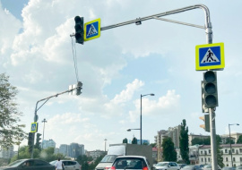 В районе площади Революции не работают светофоры