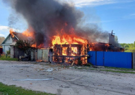Губернатор Брянской области заявил о возгорании двух домов в результате обстрела ВСУ