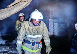 В Сселках во время пожара угорел мужчина