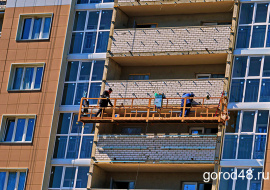 Треть введенного жилья построили в Липецке 