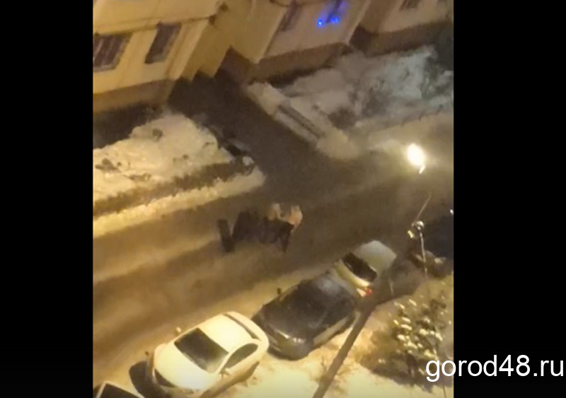 Новогодний кулачный бой попал на видео