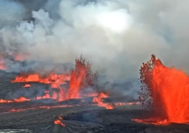 На Гавайях началось извержение действующего вулкана Килауэа
