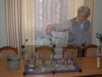 Клад с Соборной горы в Липецке будет выставлен для обозрения Клад с Соборной горы в Липецке будет выставлен для обозрения