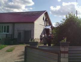Огонь уничтожил кровлю дома в Измалковском районе Огонь уничтожил кровлю дома в Измалковском районе