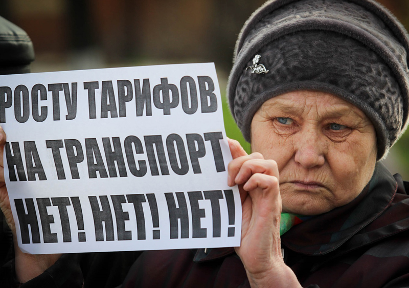 Протест липчан по поводу рекордного повышения цены за проезд закончился, едва начавшись Протест липчан по поводу рекордного повышения цены за проезд закончился, едва начавшись