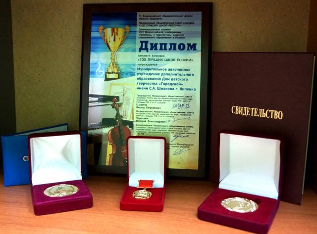 Липецкий дом детского творчества вошёл в ТОП-100 Липецкий дом детского творчества вошёл в ТОП-100