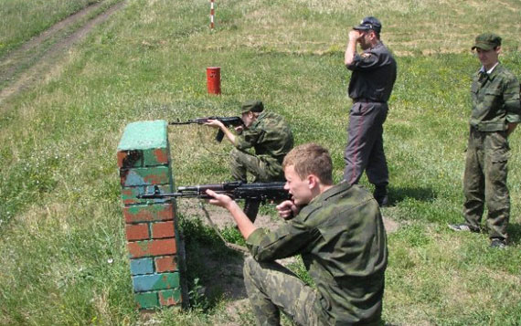 Специальный сбор. Военный сбор в Липецке.