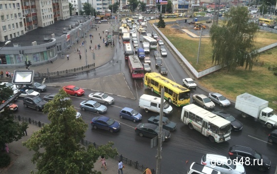 Пробки липецк сейчас