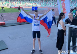 13-летний липецкий бегун выиграл международные соревнования в Минске под флагом сборной России