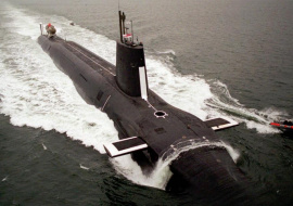 Подводная лодка Великобритании едва не утонула в Атлантическом океане