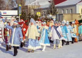 В Липецкой области прошёл парад Дедов Морозов