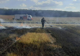 76-летняя жительница села Волово получила ожоги во время сжигания сухой травы