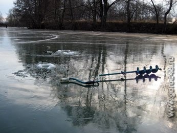 Выход на лед реки Воронеж опасен для жизни Выход на лед реки Воронеж опасен для жизни