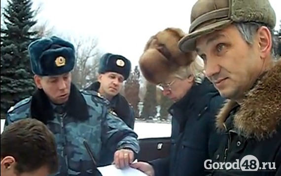 Оппозиционер Григорьев арестован на трое суток Оппозиционер Григорьев арестован на трое суток