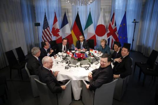 Лидеры G7 не признают воссоединение Крыма с Россией Лидеры G7 не признают воссоединение Крыма с Россией
