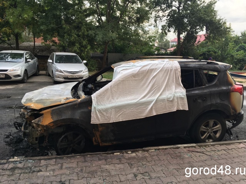 На улице Тельмана сгорела «Toyota RAV4» На улице Тельмана сгорела «Toyota RAV4»
