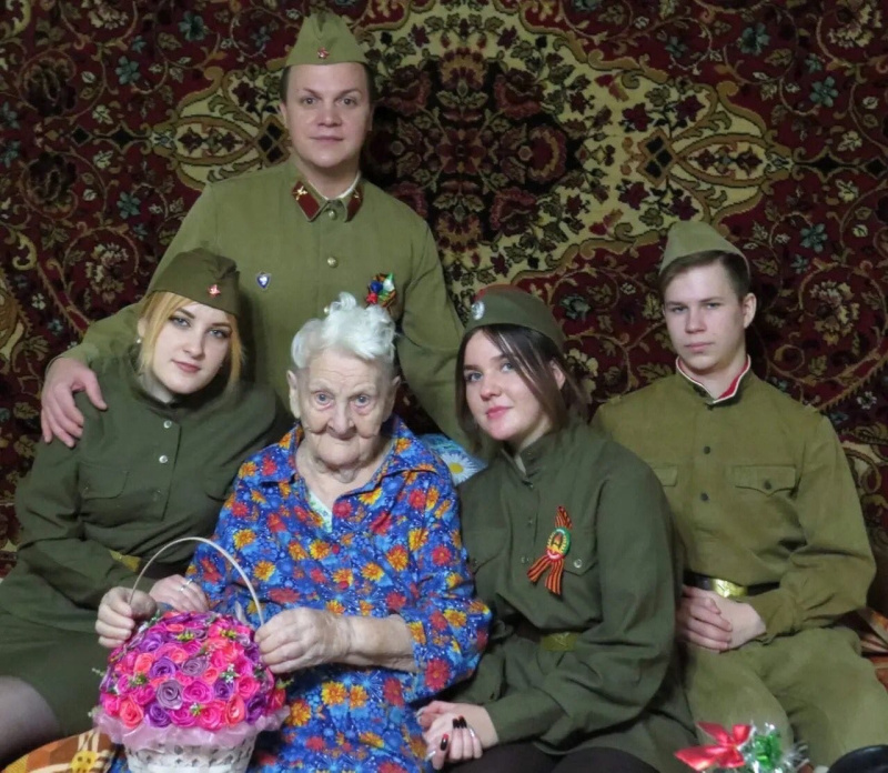 В Данковском районе поздравили 101-летнюю участницу войны
