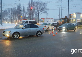 39-летняя женщина пострадала в столкновении на улице Московской