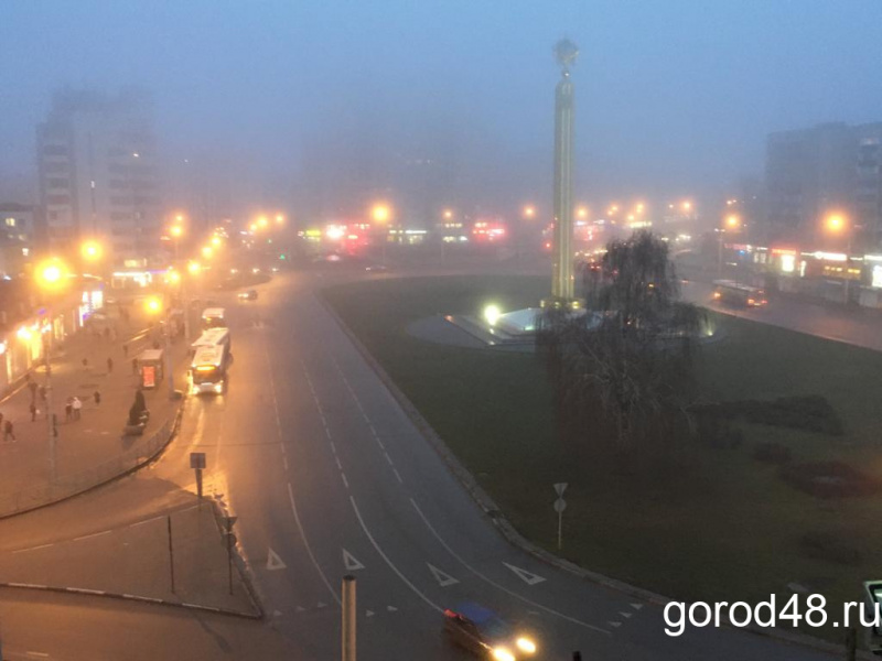 Туман в Липецке сгустится Туман в Липецке сгустится